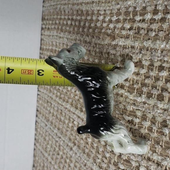 Vintage Bone China Schnauzer Terrier Dog - Picture 6 of 7